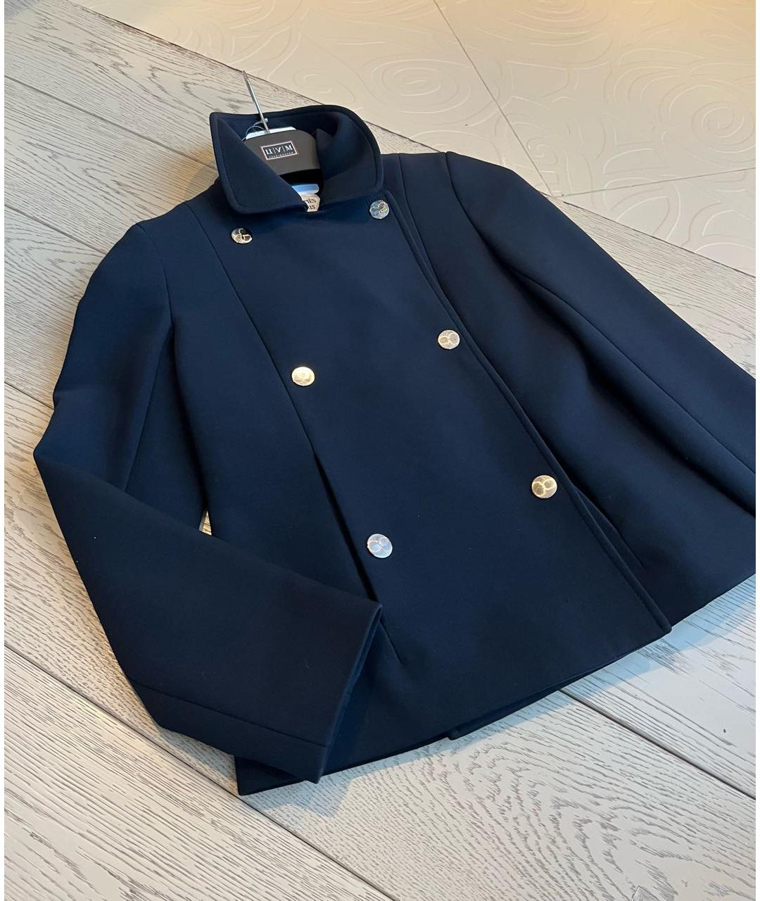 HERMES Черный шерстяной жакет/пиджак, фото 2