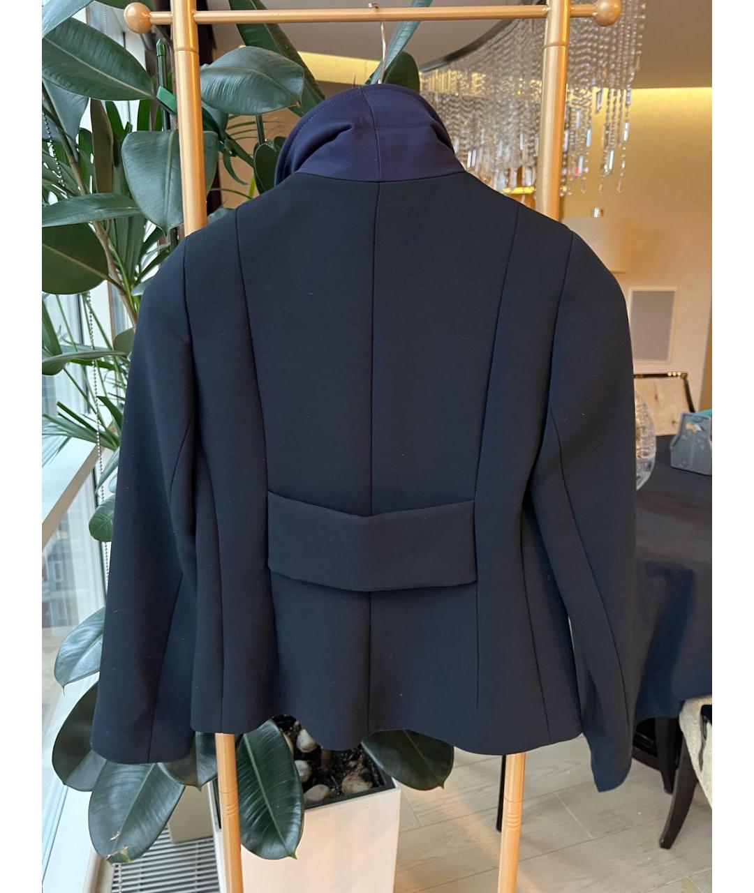 HERMES Черный шерстяной жакет/пиджак, фото 7