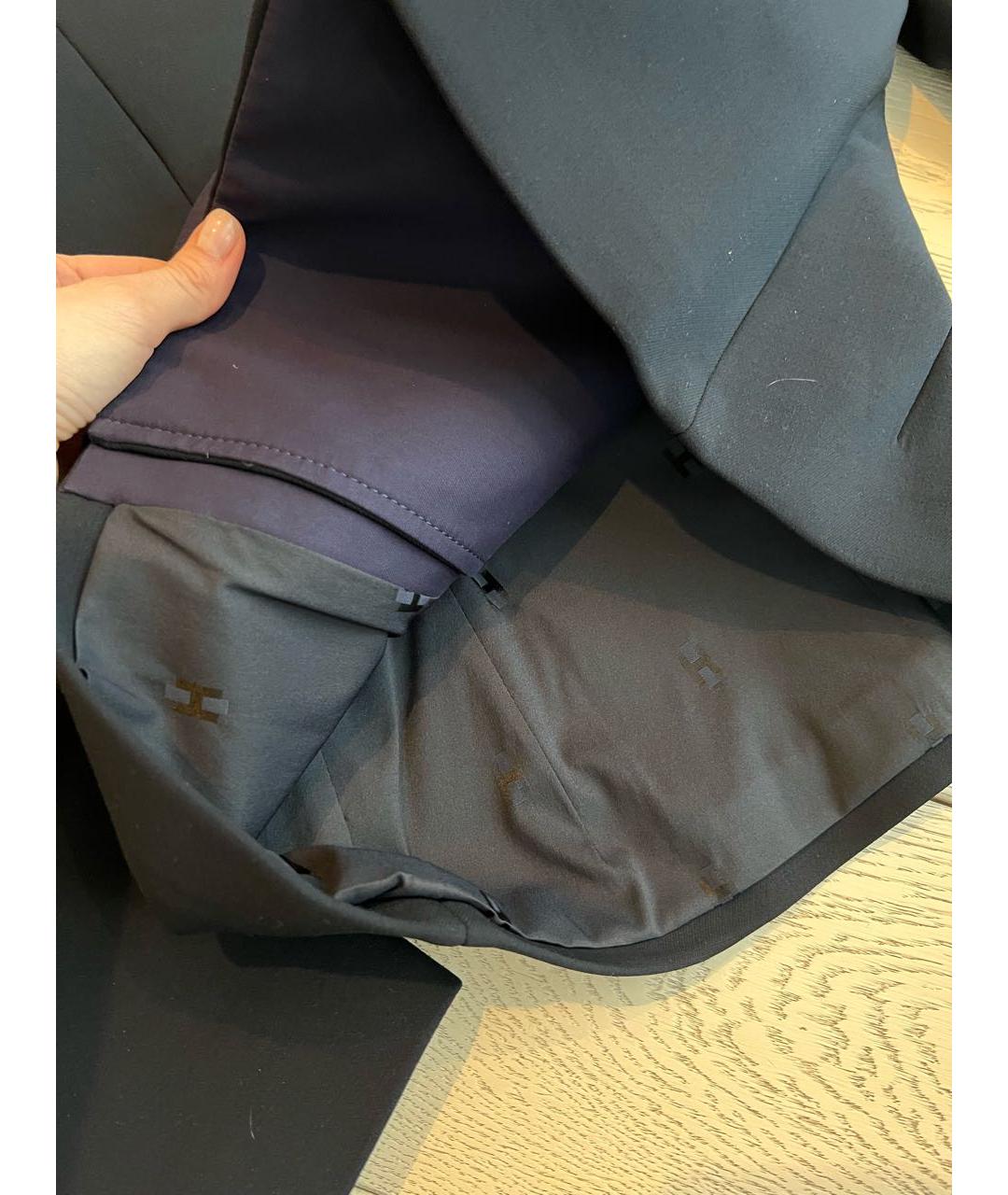 HERMES Черный шерстяной жакет/пиджак, фото 8