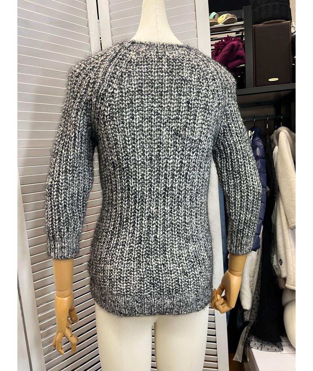 GUCCI Черный шерстяной джемпер / свитер, фото 7