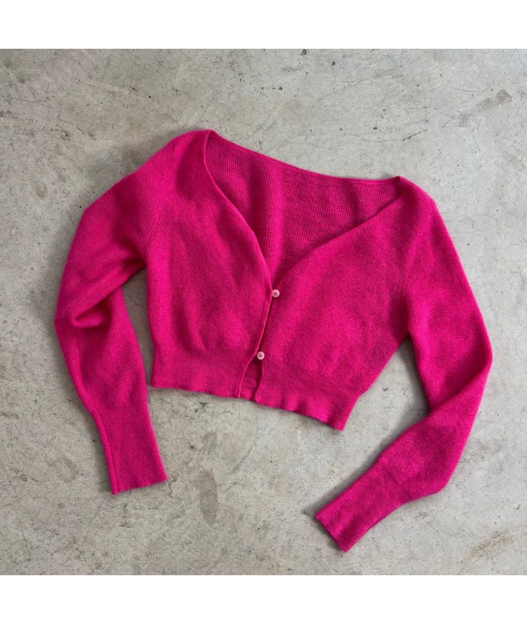 JACQUEMUS Розовый кардиган, фото 3