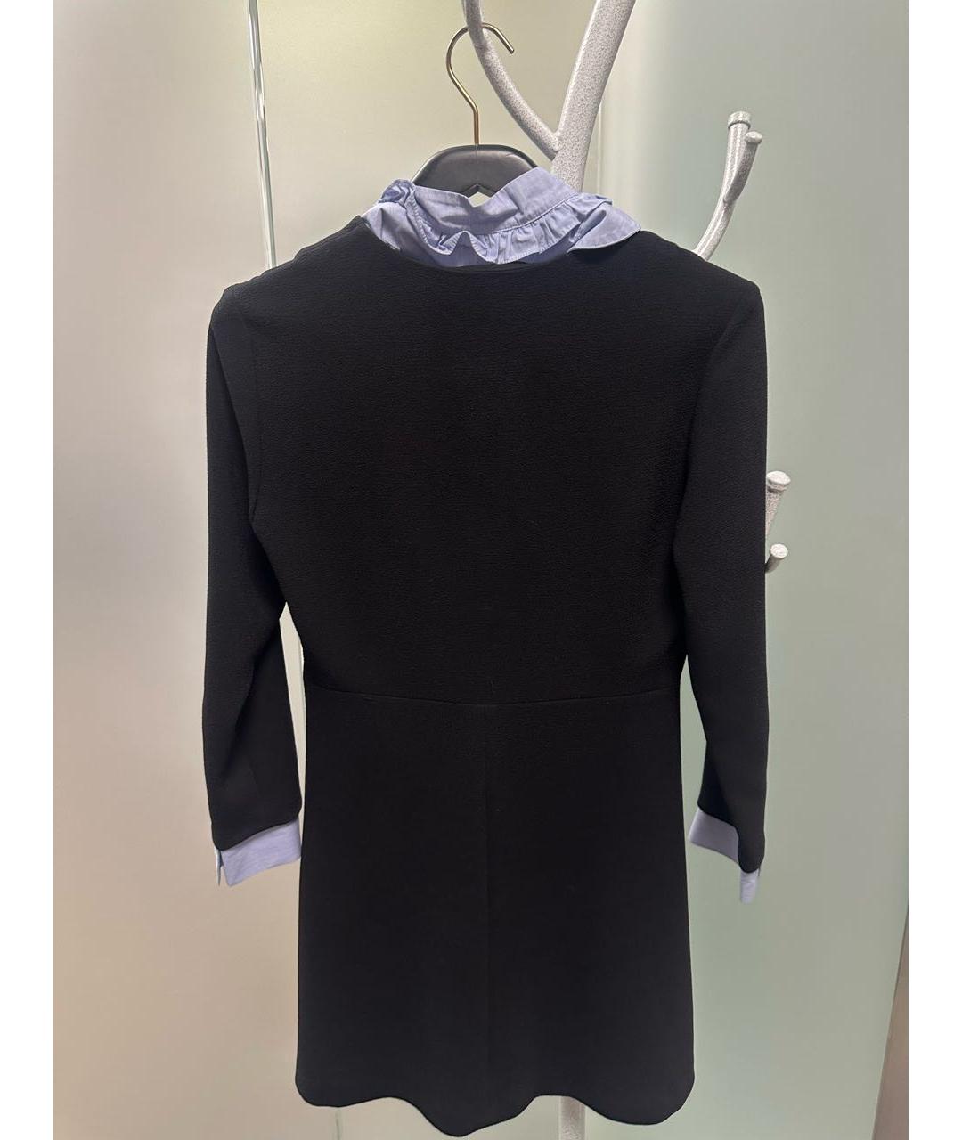SANDRO Черное повседневное платье, фото 3