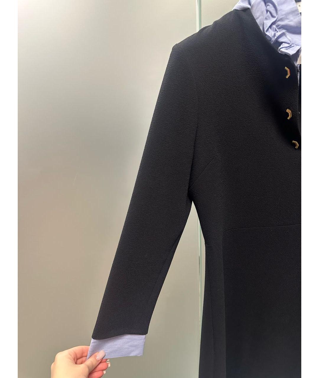 SANDRO Черное повседневное платье, фото 2