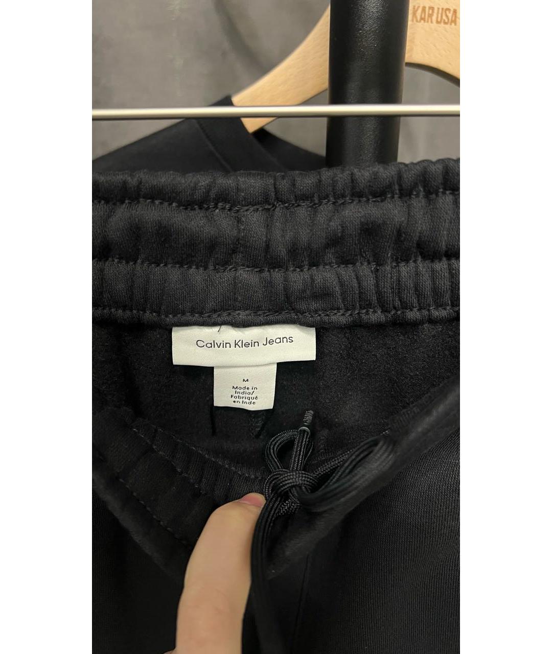 CALVIN KLEIN Черный хлопковый спортивные костюмы, фото 3