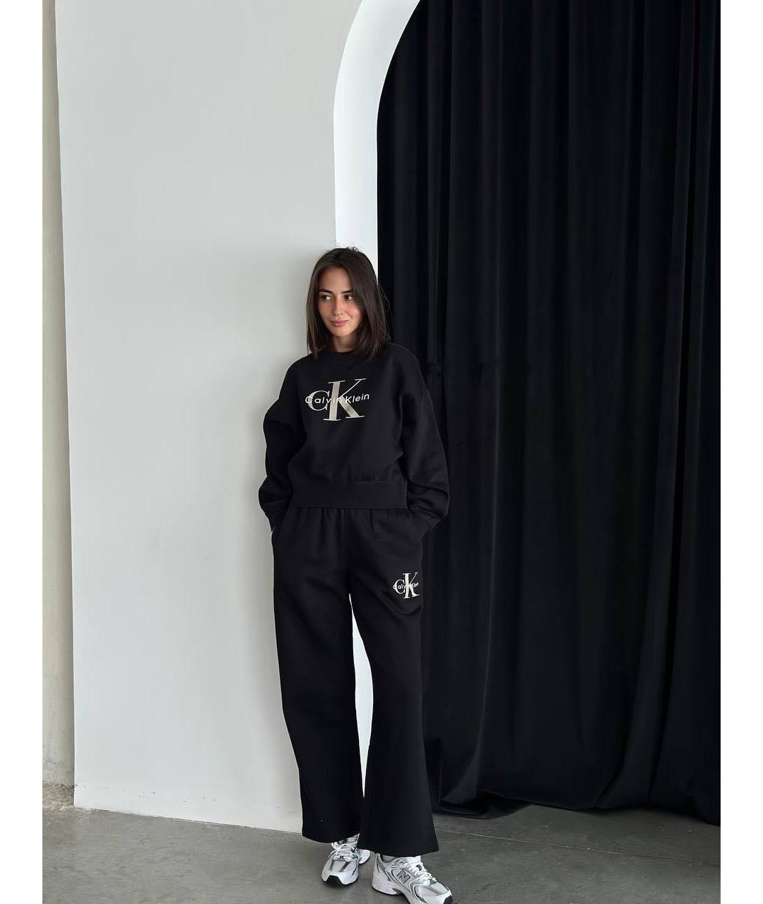 CALVIN KLEIN Черный хлопковый спортивные костюмы, фото 7