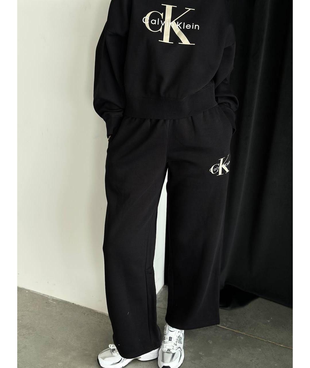 CALVIN KLEIN Черный хлопковый спортивные костюмы, фото 8