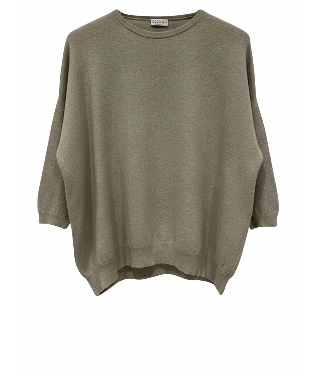 BRUNELLO CUCINELLI Бежевый кашемировый джемпер / свитер, фото 1