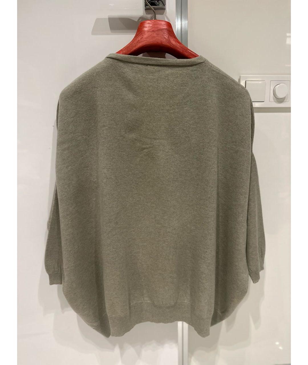 BRUNELLO CUCINELLI Бежевый кашемировый джемпер / свитер, фото 3