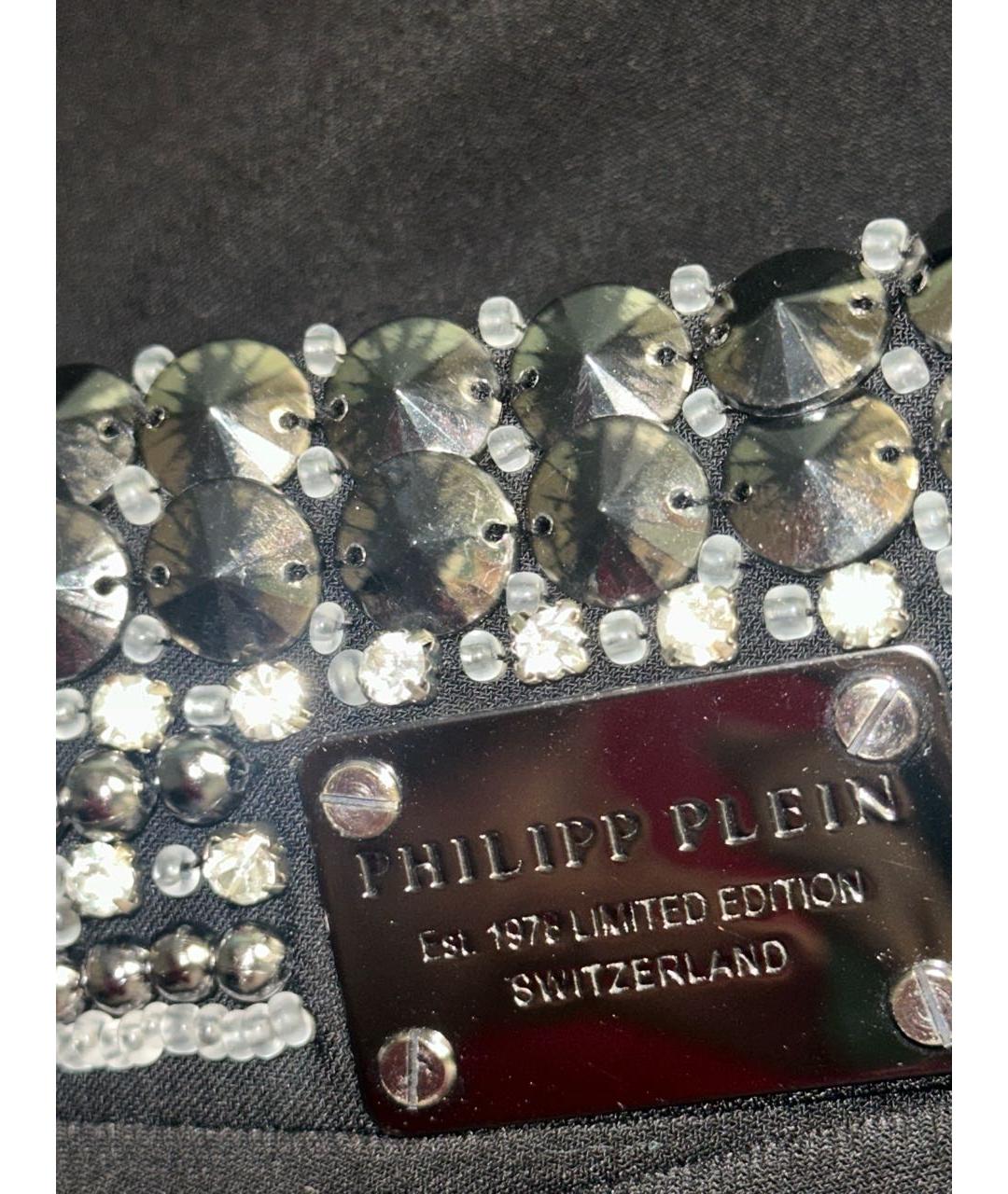 PHILIPP PLEIN Черное вечернее платье, фото 4