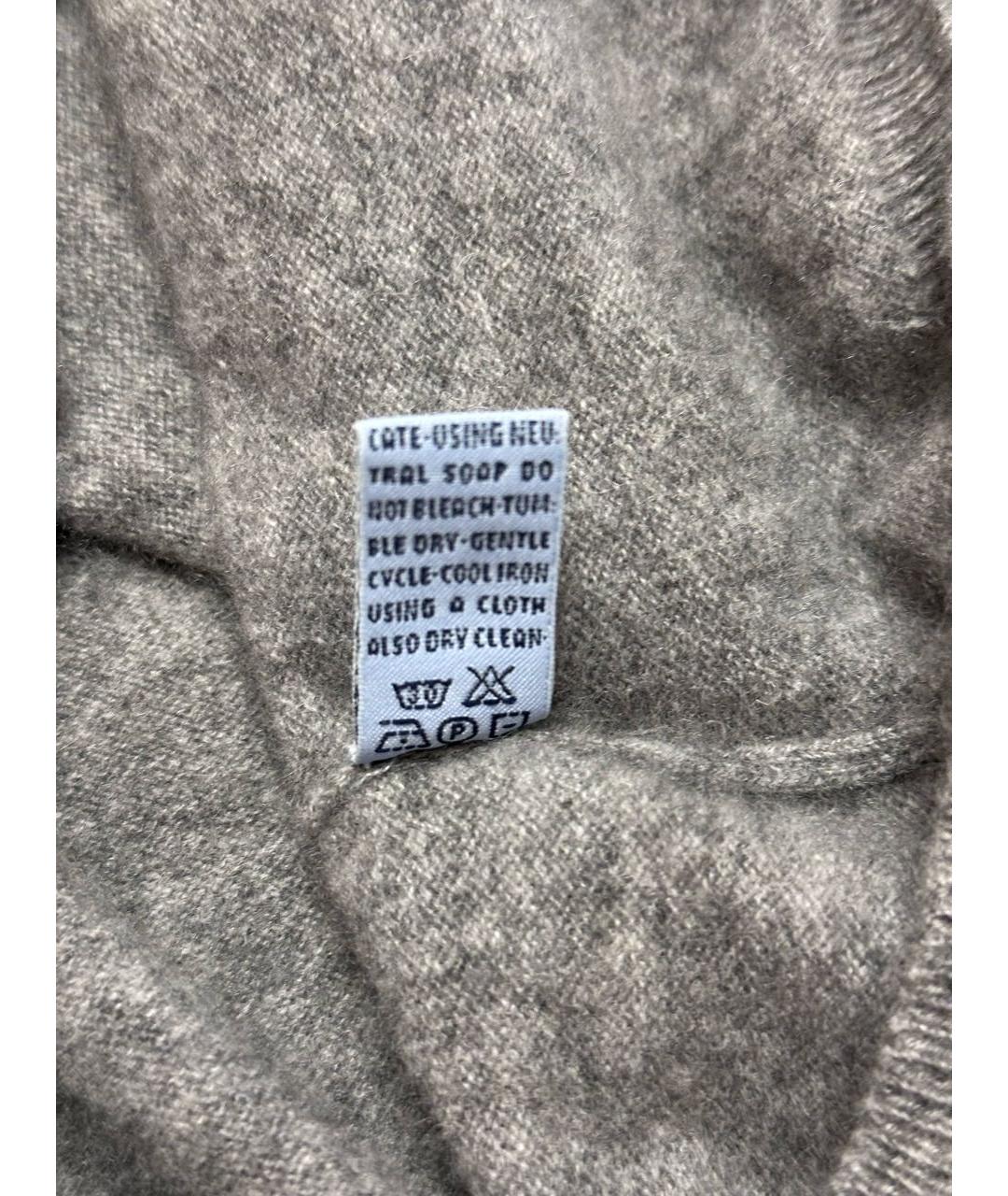 MALO Серый кашемировый джемпер / свитер, фото 7
