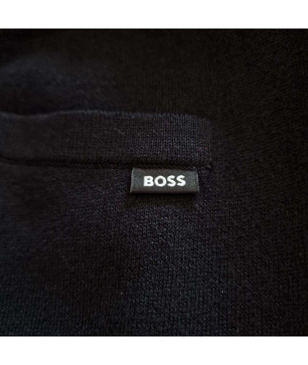 HUGO BOSS Черные шерстяные повседневные брюки, фото 7
