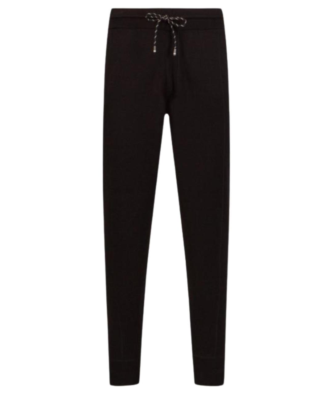 HUGO BOSS Черные шерстяные повседневные брюки, фото 1