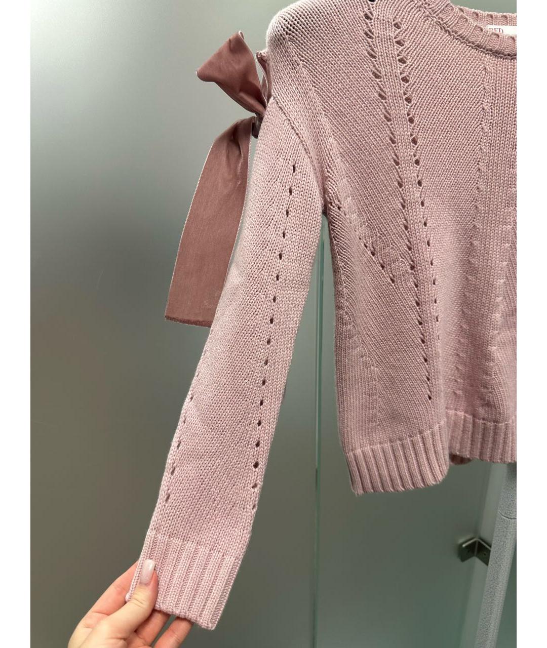 RED VALENTINO Розовая блузы, фото 4