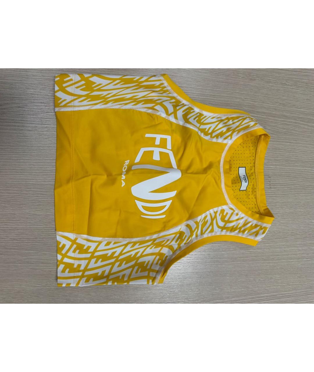 FENDI Желтый спортивные костюмы, фото 2