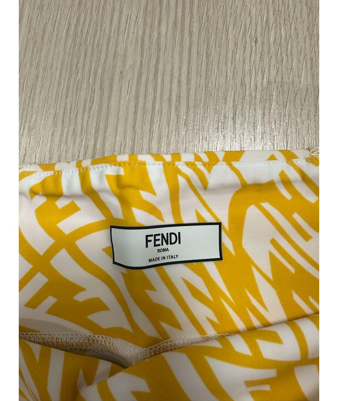 FENDI Желтый спортивные костюмы, фото 6