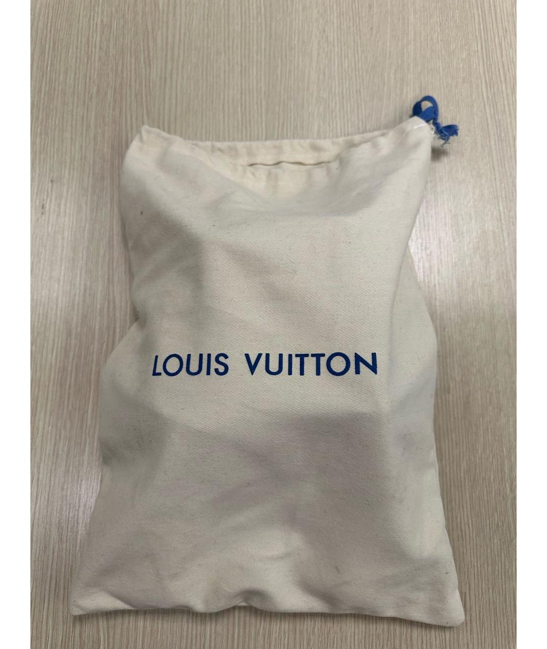 LOUIS VUITTON Белые кожаные кеды, фото 5