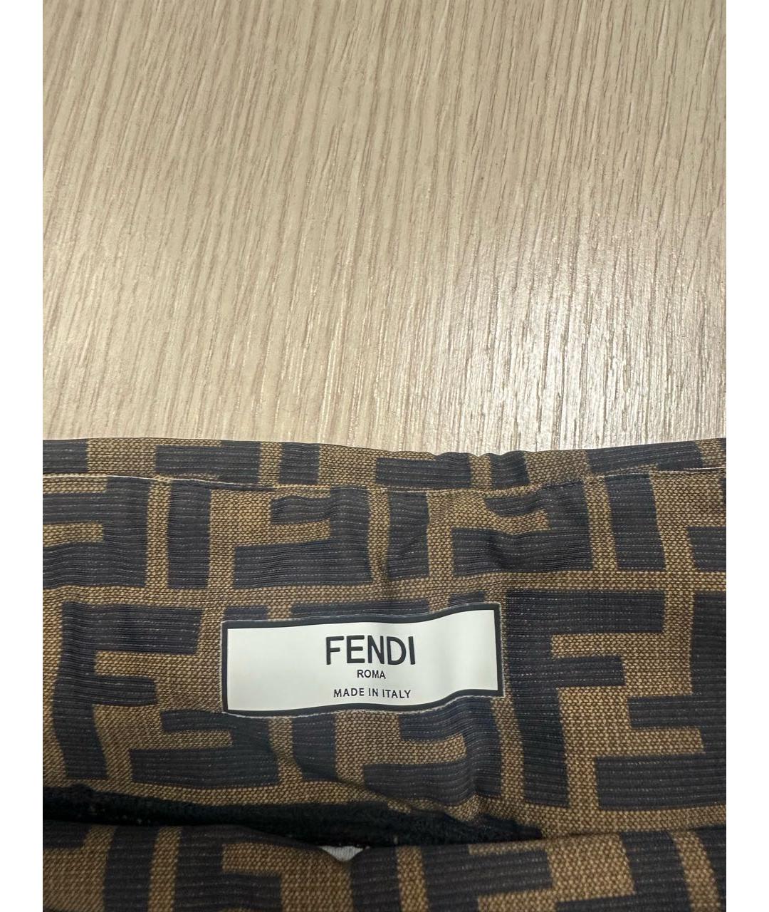 FENDI Коричневый спортивные костюмы, фото 5