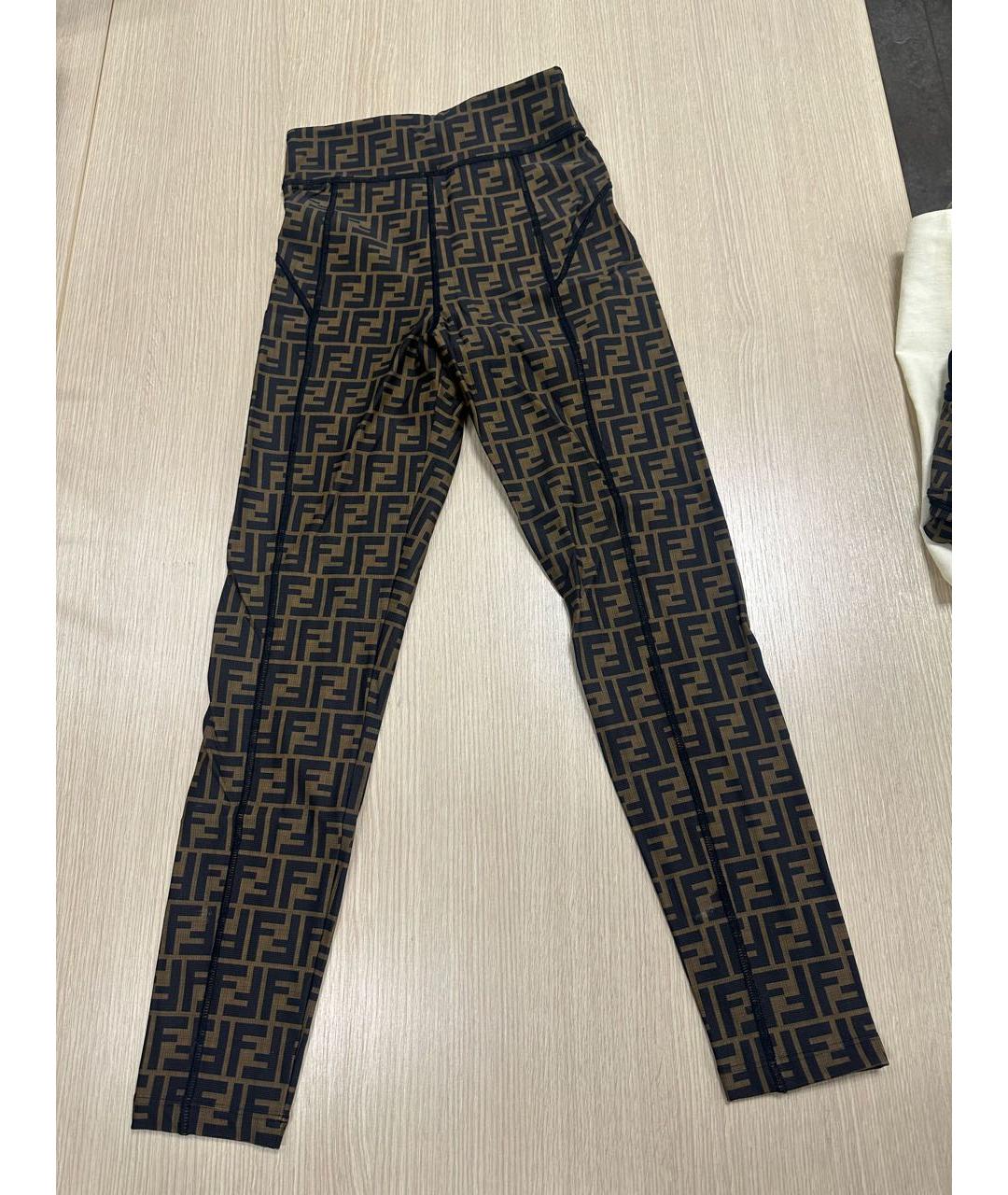 FENDI Коричневый спортивные костюмы, фото 2