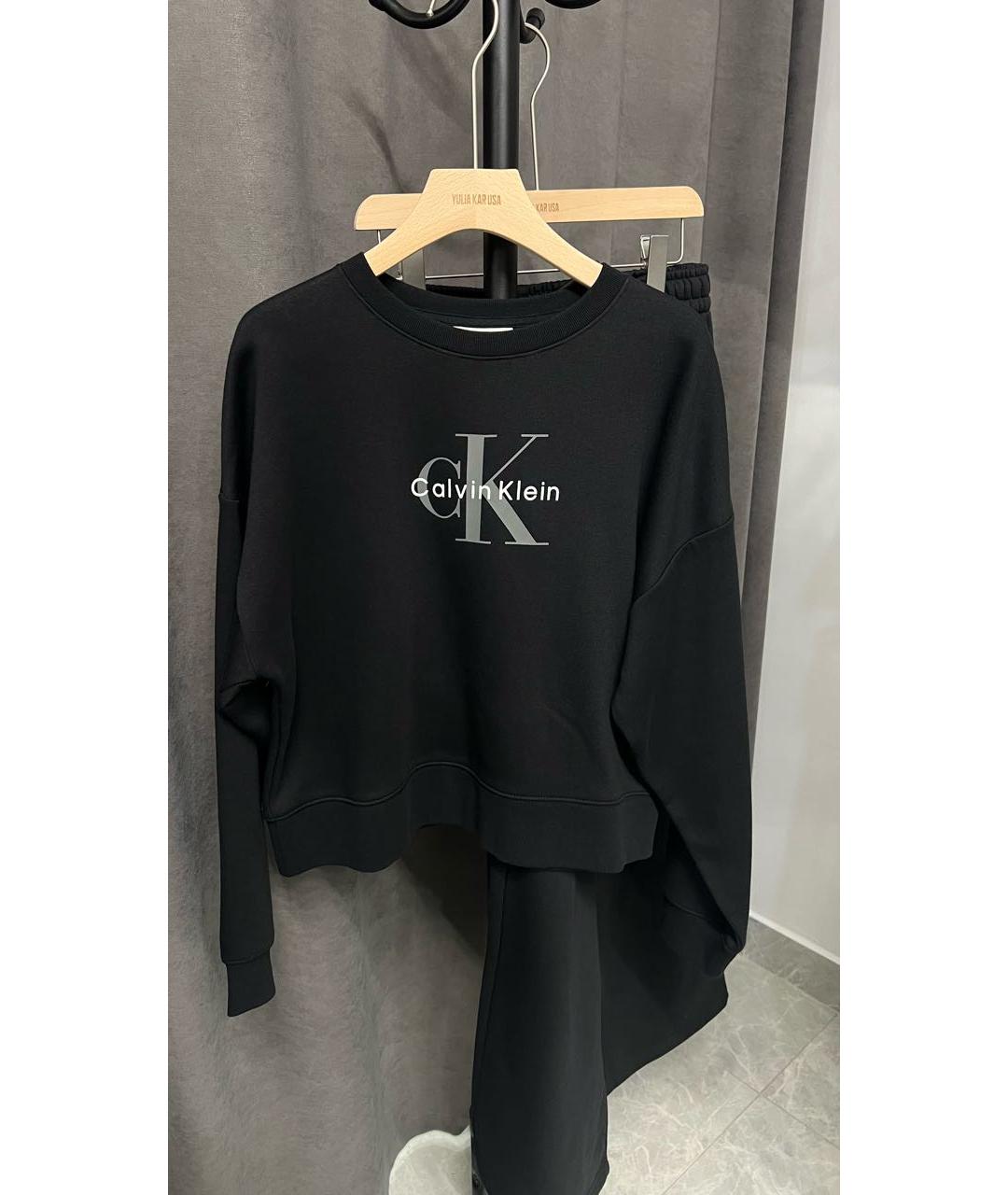 CALVIN KLEIN Черный хлопковый спортивные костюмы, фото 5