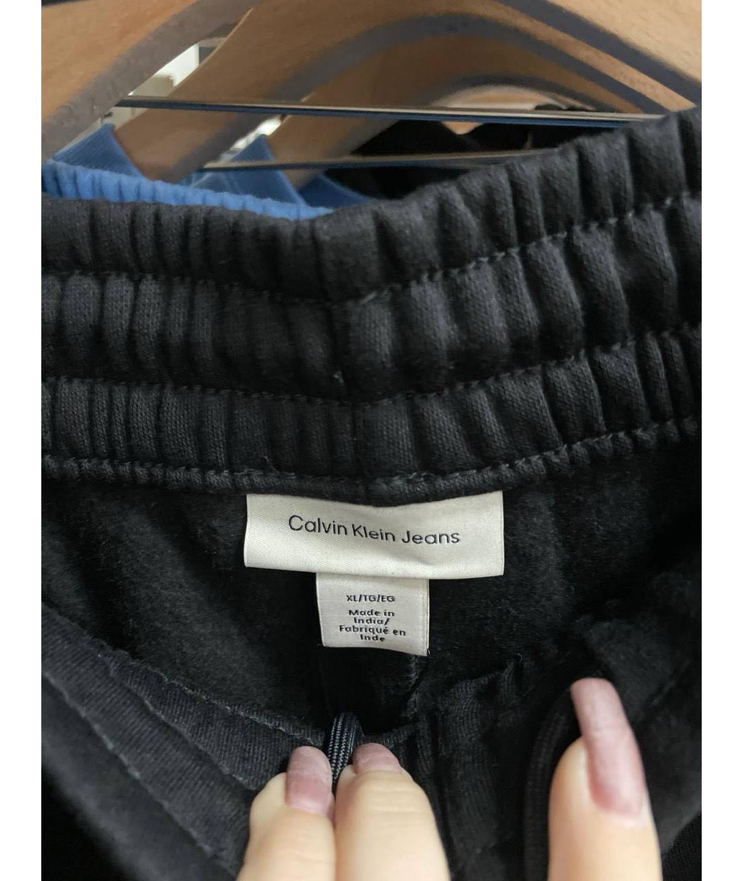 CALVIN KLEIN Черный хлопковый спортивные костюмы, фото 3