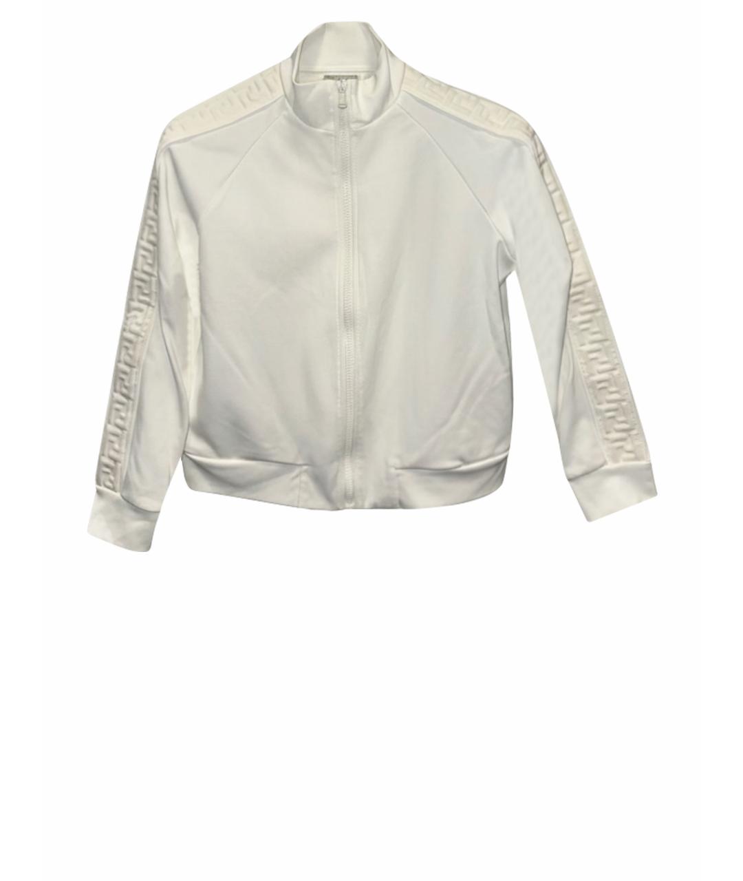 FENDI Белая спортивная куртка, фото 1