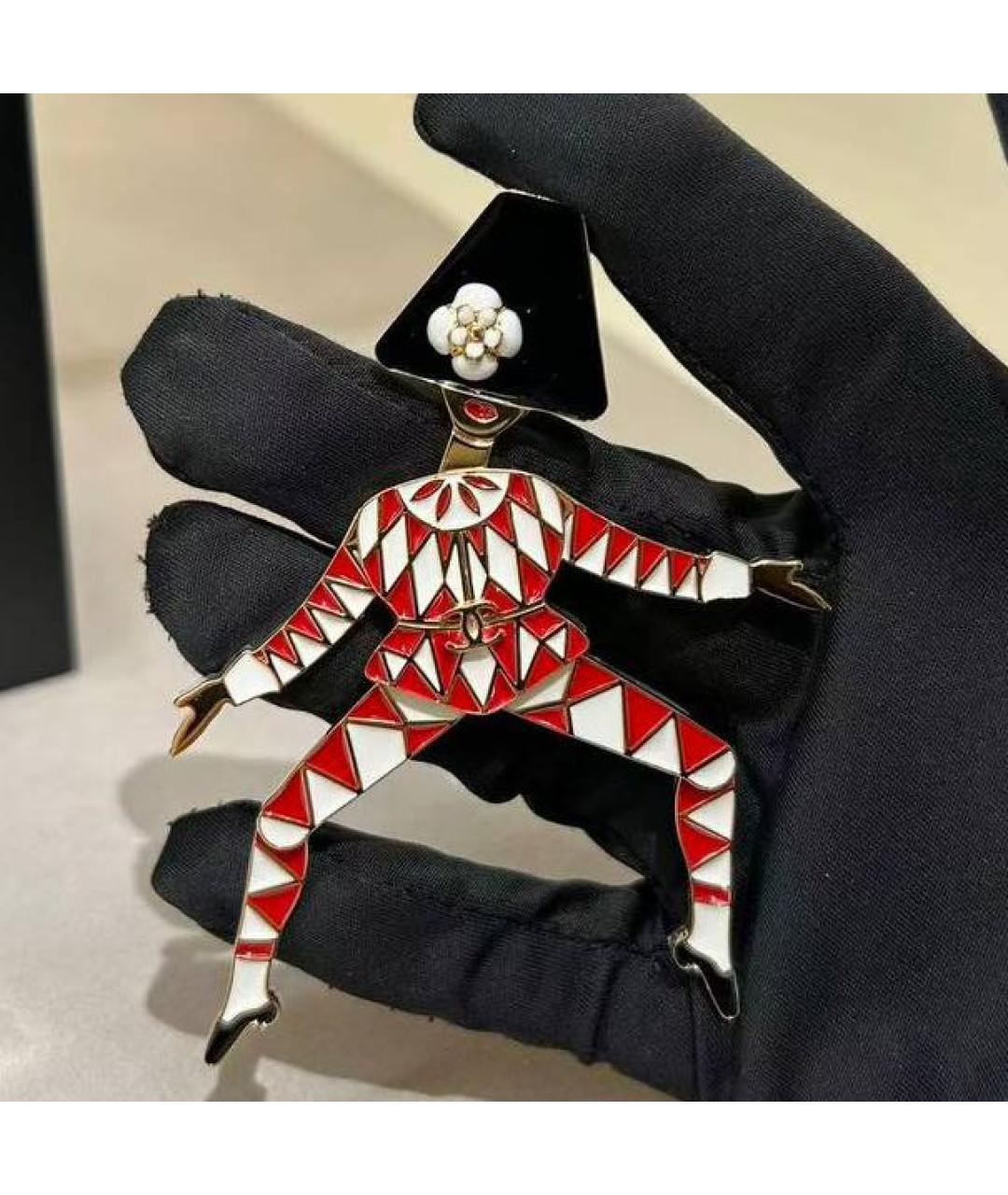 CHANEL Красные серьги, фото 3