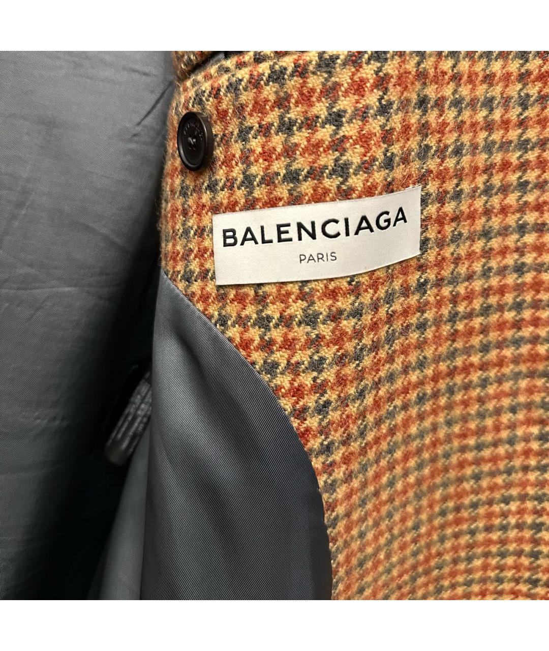 BALENCIAGA Шерстяное пальто, фото 3