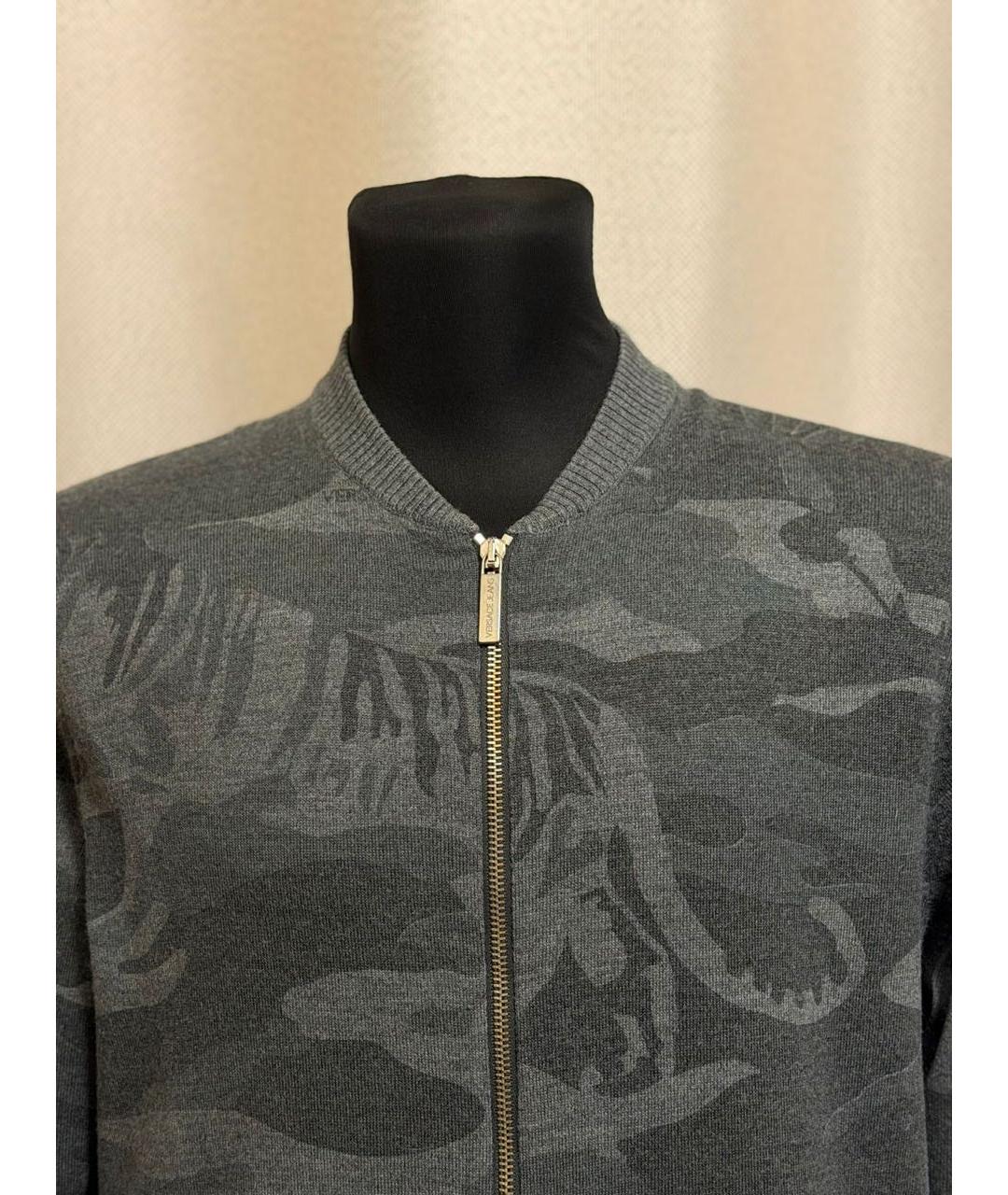 VERSACE Серый кардиган, фото 2