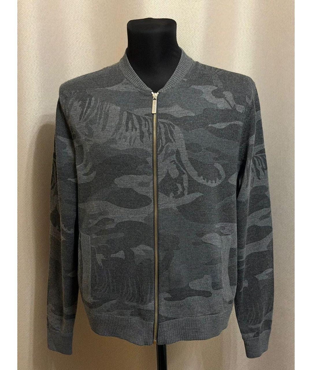 VERSACE Серый кардиган, фото 9