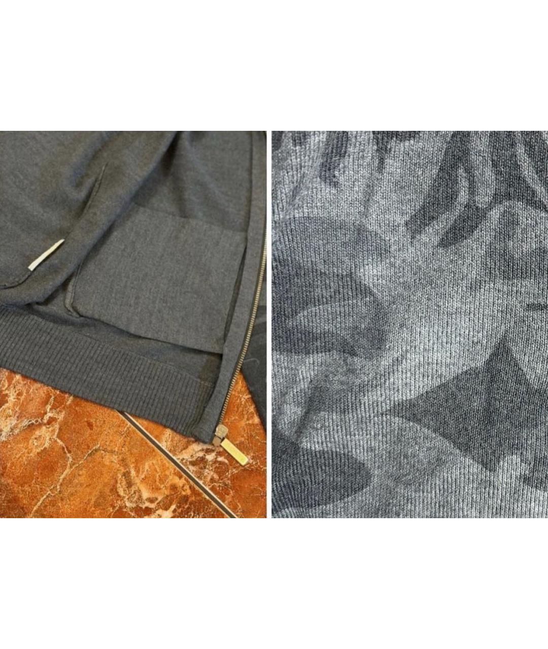 VERSACE Серый кардиган, фото 7