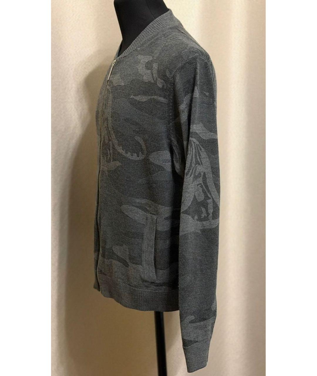 VERSACE Серый кардиган, фото 5