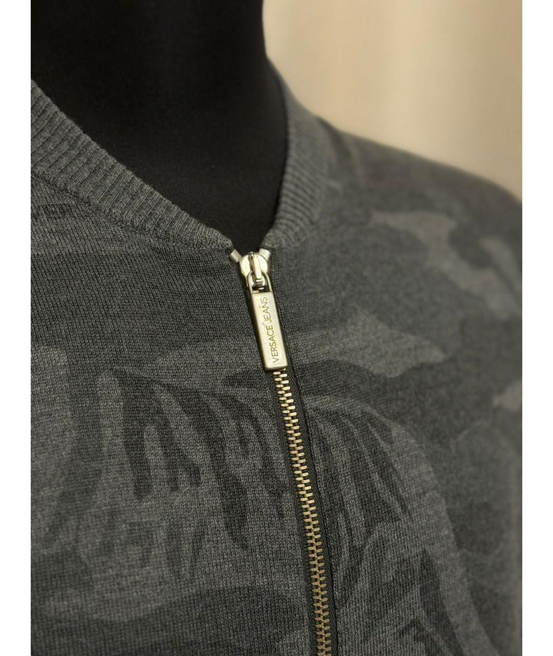 VERSACE Серый кардиган, фото 3