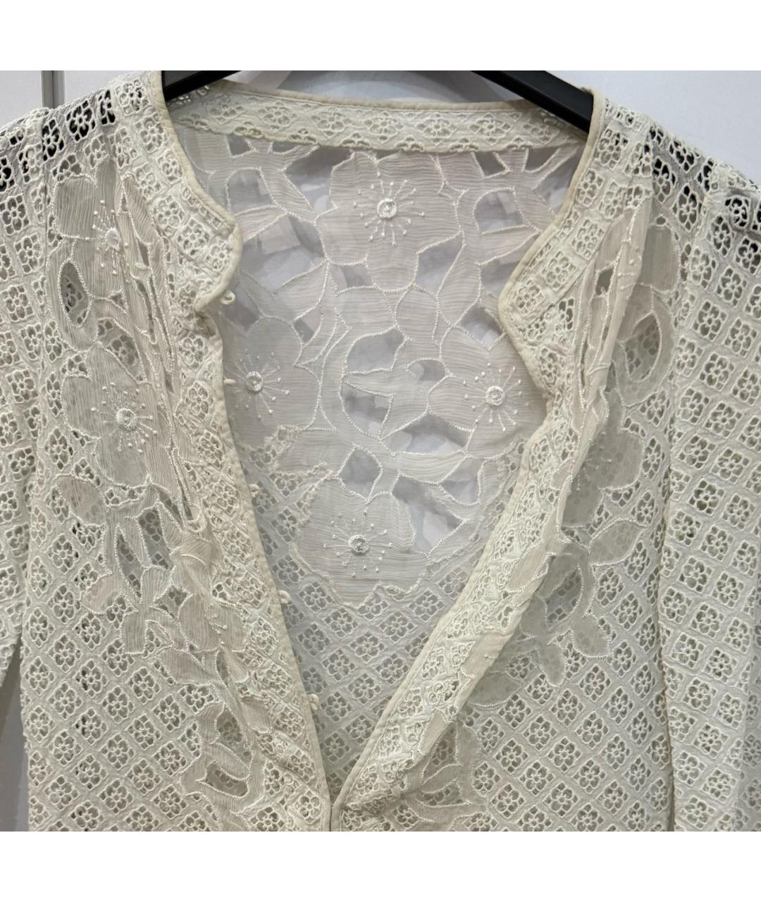 LA PERLA Белая льняная рубашка, фото 3