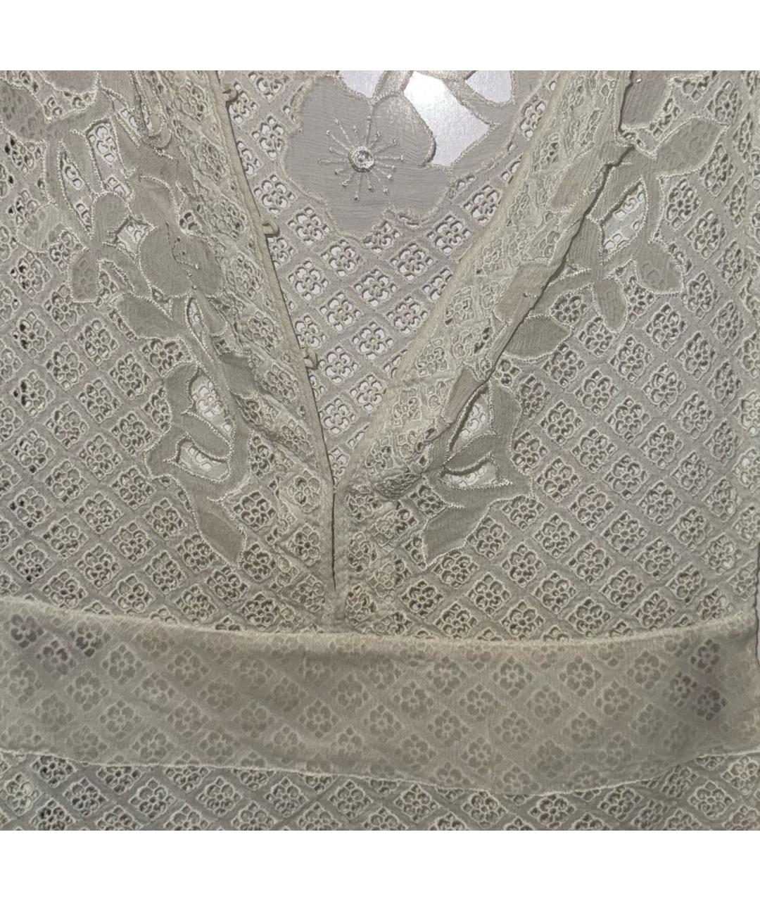 LA PERLA Белая льняная рубашка, фото 4