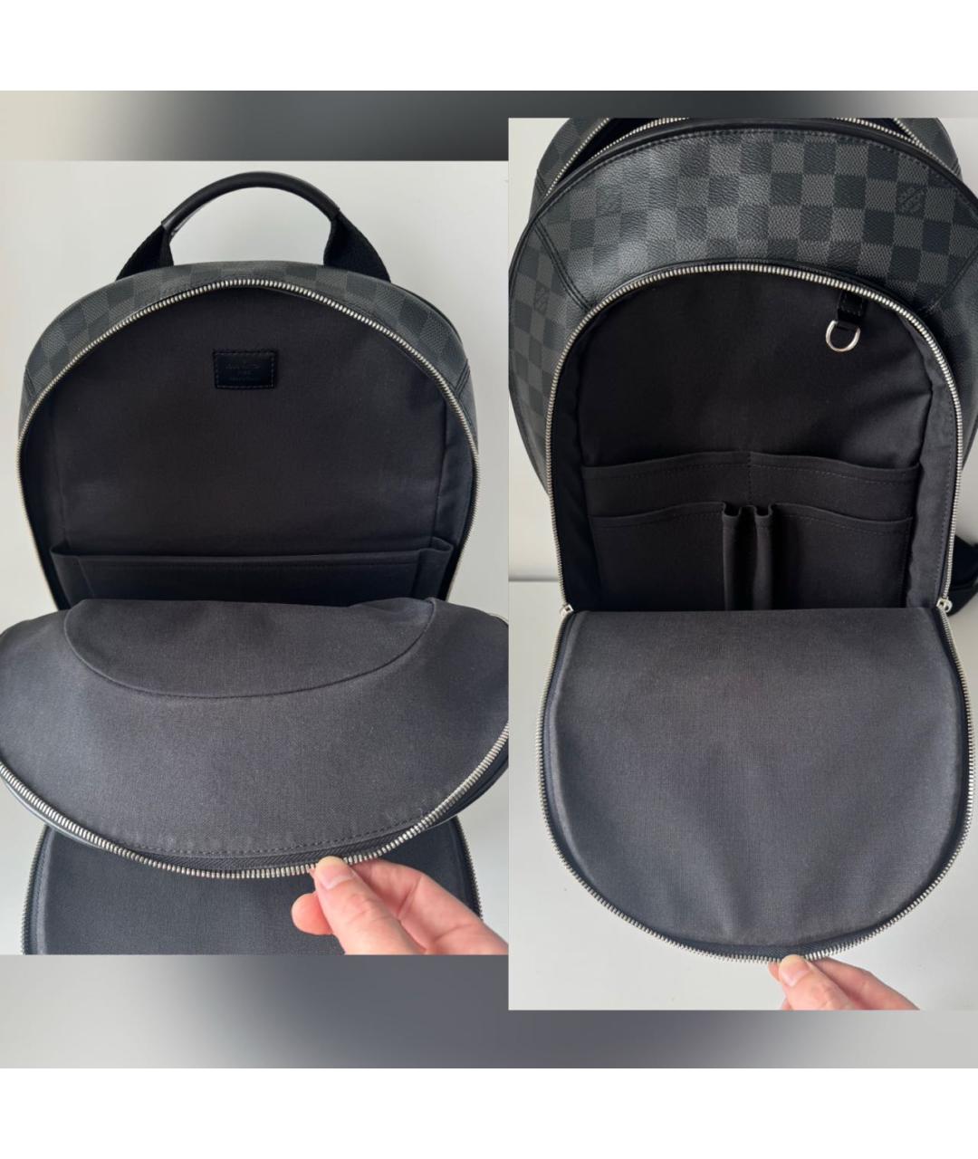 LOUIS VUITTON Черный рюкзак, фото 8