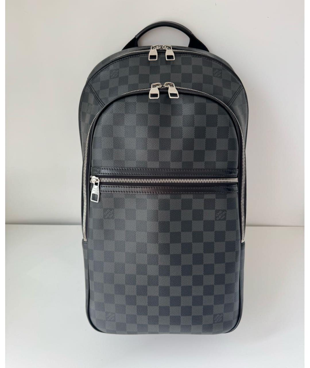 LOUIS VUITTON Черный рюкзак, фото 9