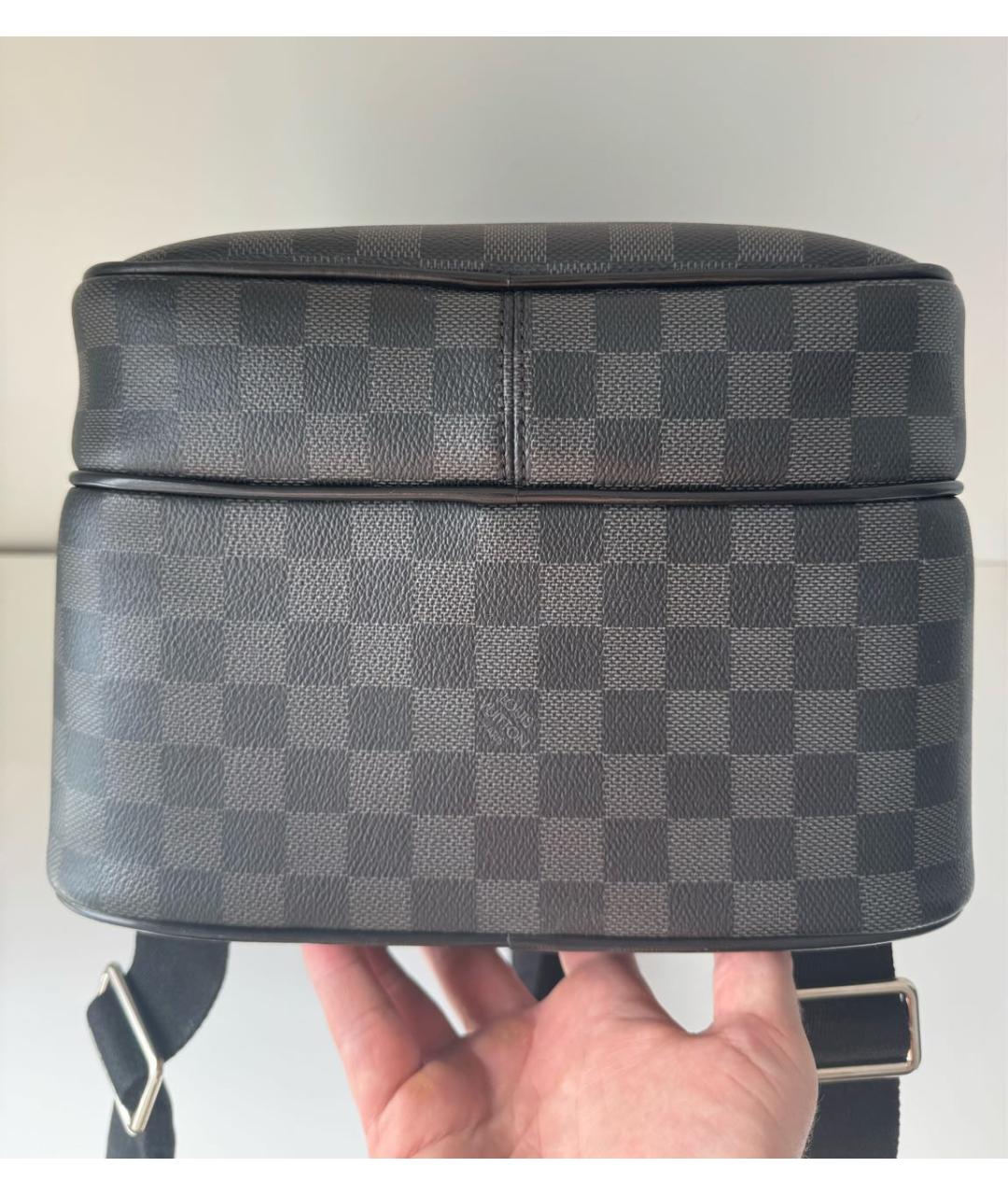 LOUIS VUITTON Черный рюкзак, фото 7