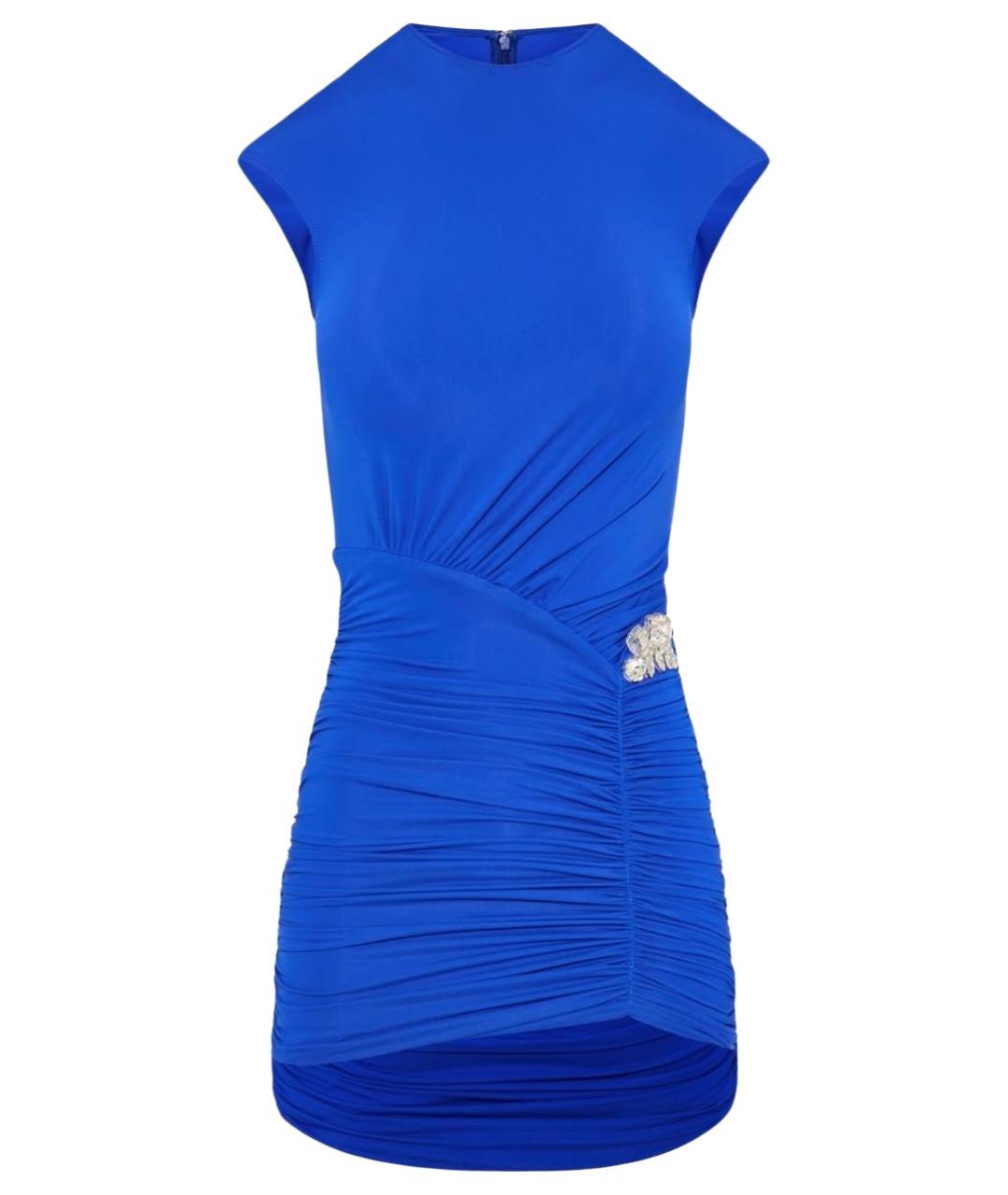 DAVID KOMA Синее коктейльное платье, фото 1