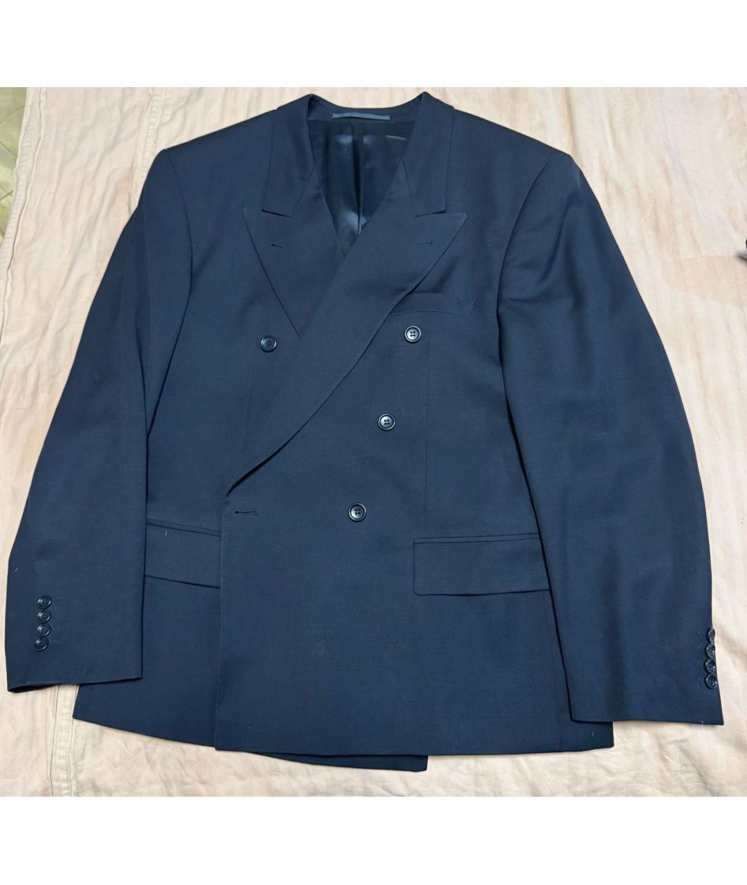 HUGO BOSS Темно-синий шерстяной пиджак, фото 6