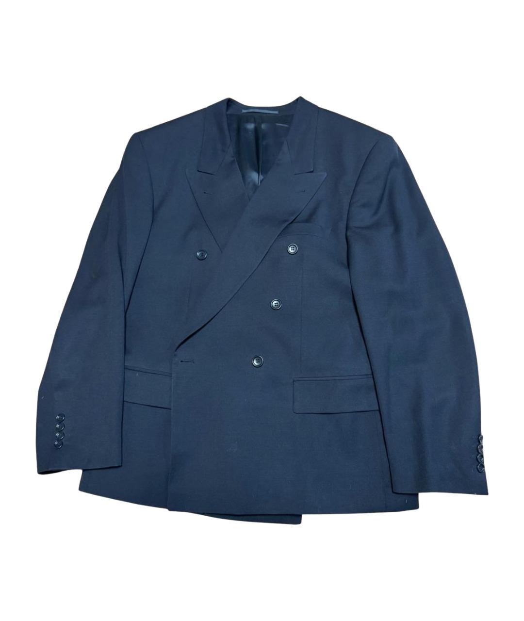 HUGO BOSS Темно-синий шерстяной пиджак, фото 1