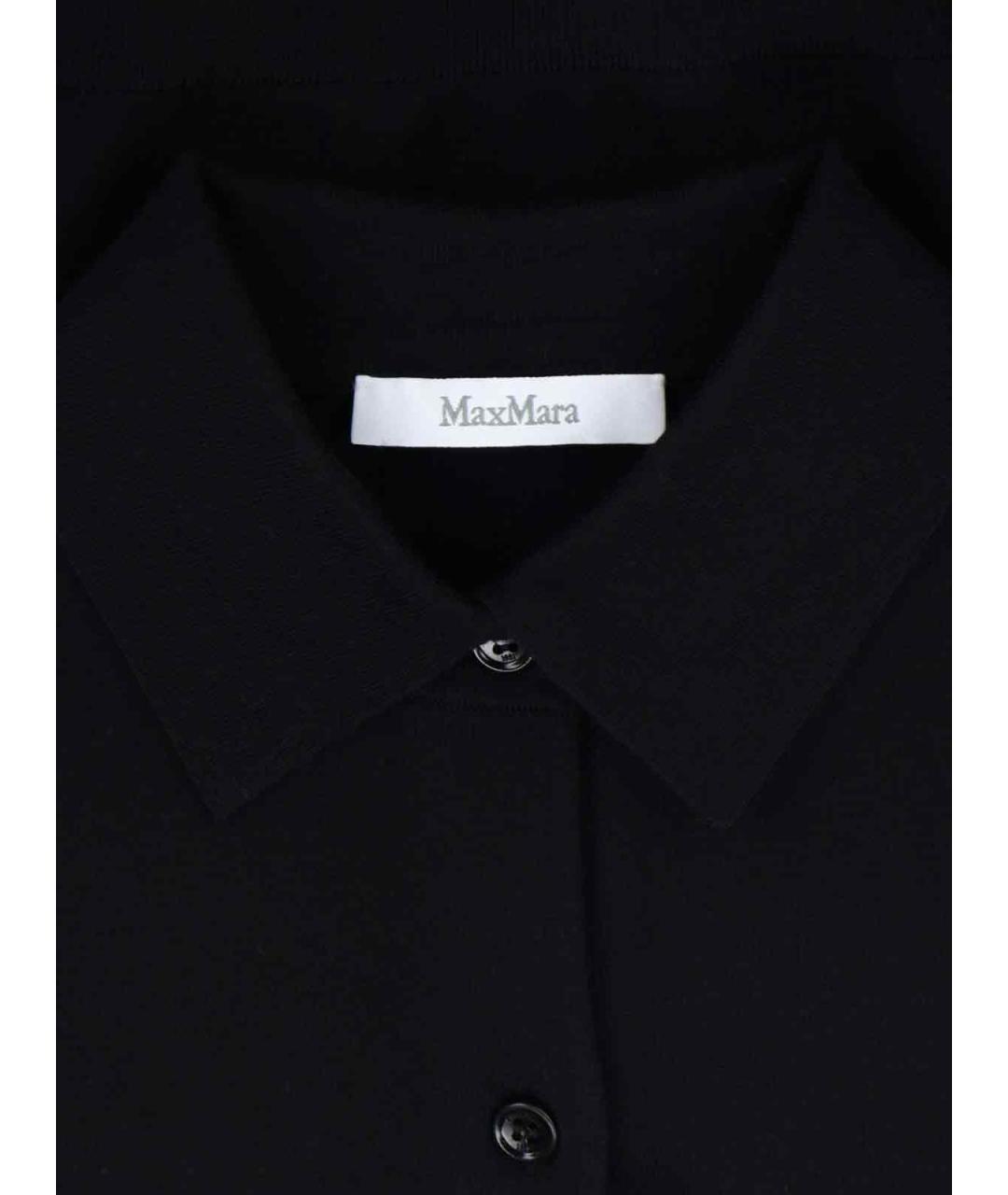 MAX MARA Черный шерстяной джемпер / свитер, фото 3