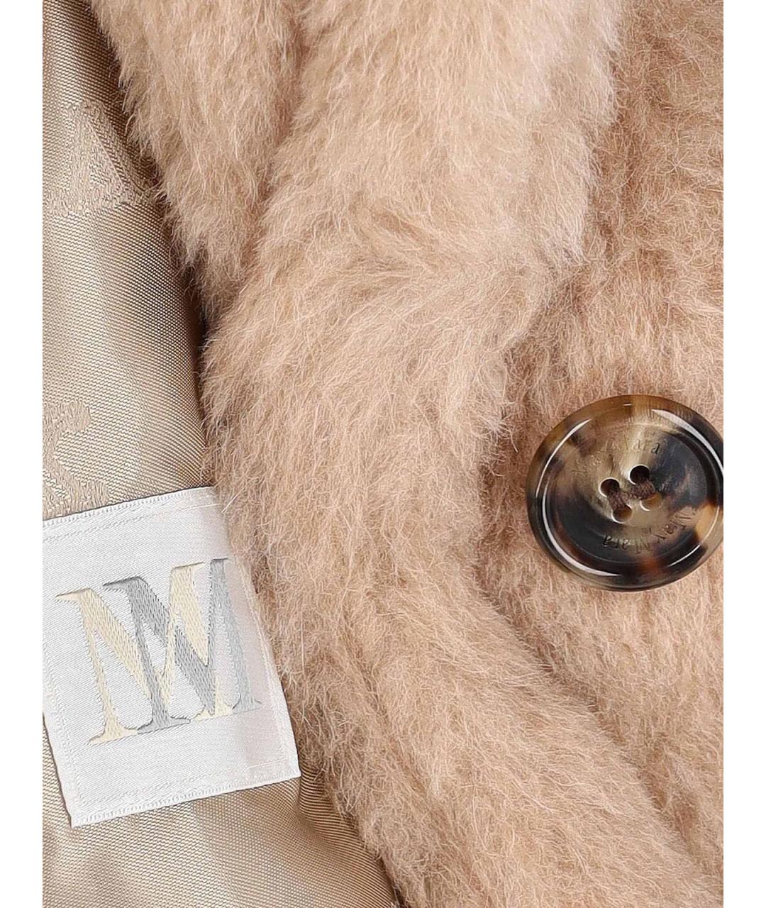 MAX MARA Бежевая шерстяная куртка, фото 5