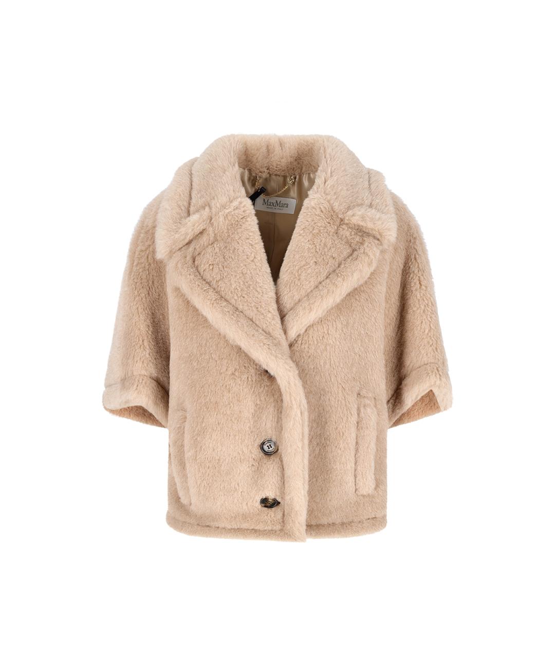 MAX MARA Бежевая шифоновая куртка, фото 1