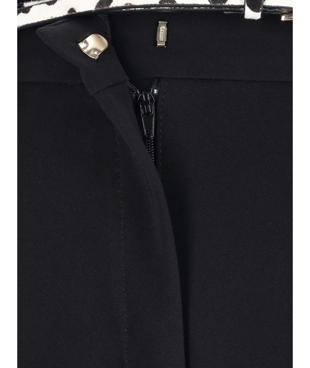 MAX MARA Черные ацетатные брюки узкие, фото 4