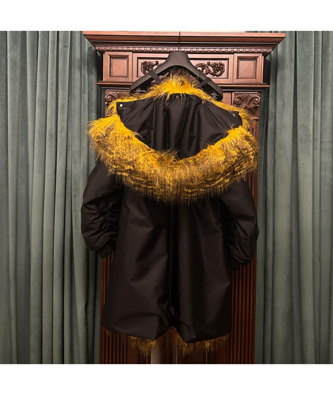 PRADA Темно-синее полиамидовое пальто, фото 2