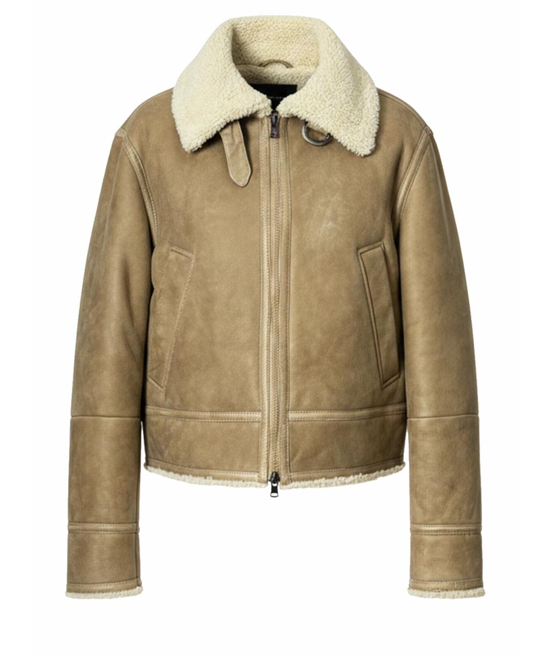 BRUNELLO CUCINELLI Бежевая дубленка, фото 1