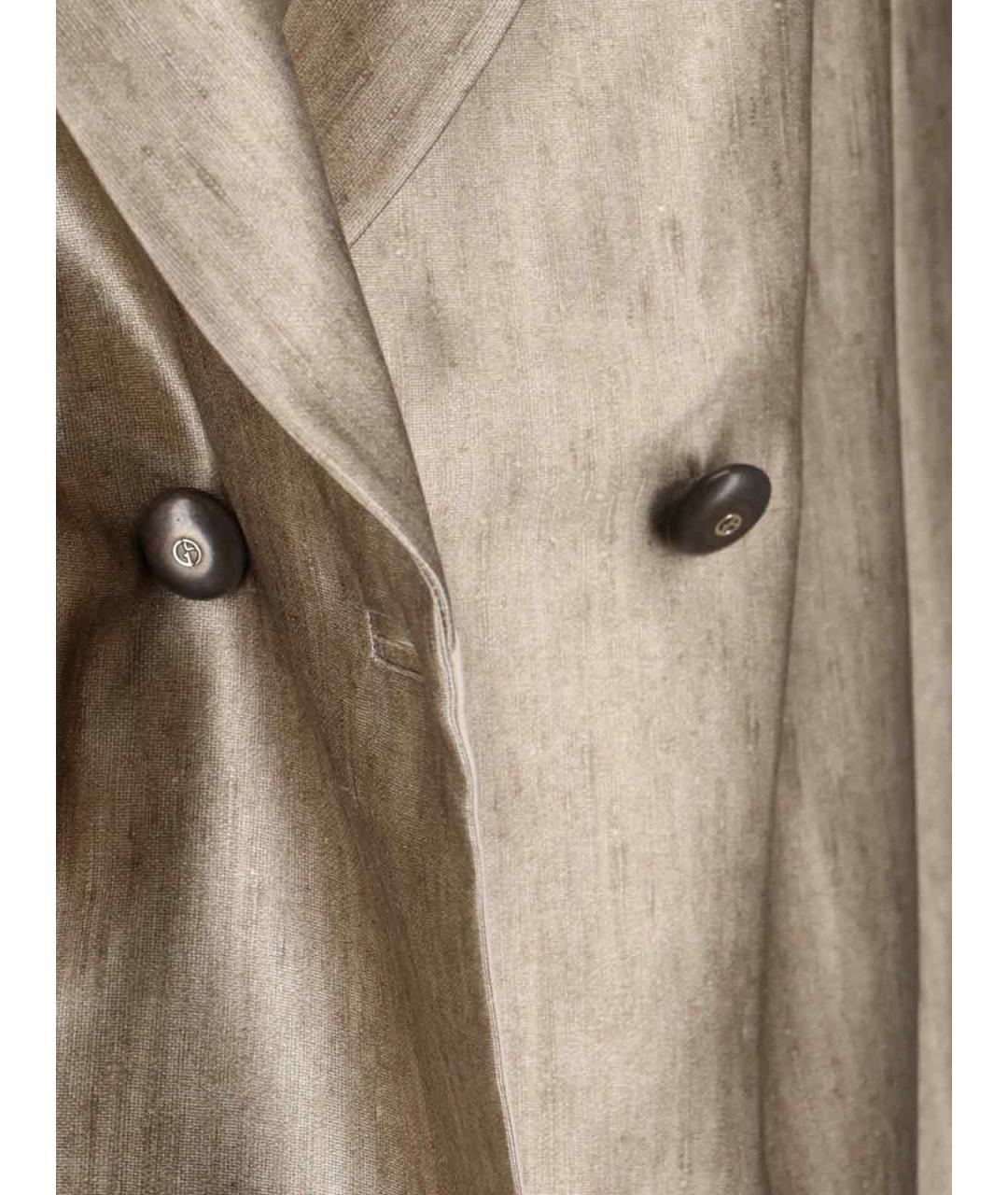 GIORGIO ARMANI Серый жакет/пиджак, фото 4