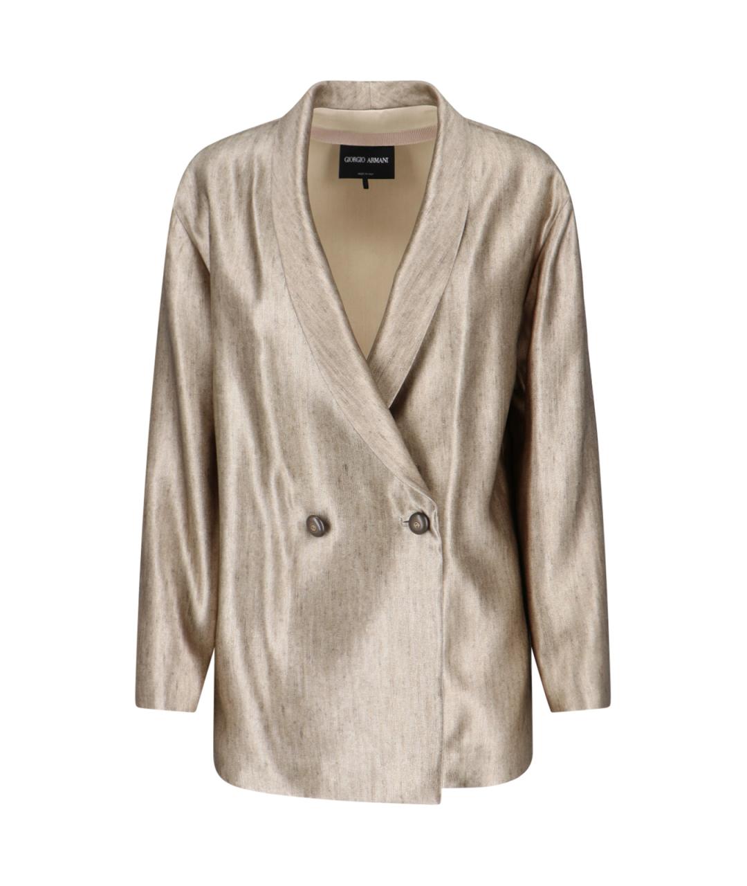 GIORGIO ARMANI Серый жакет/пиджак, фото 1