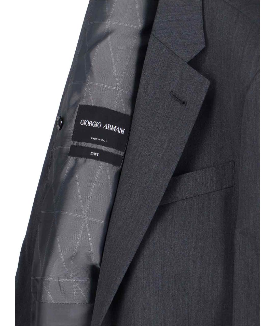 GIORGIO ARMANI Серый классический костюм, фото 3