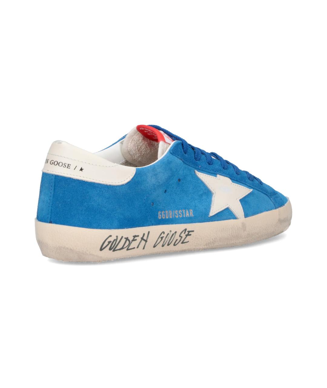 GOLDEN GOOSE DELUXE BRAND Синие низкие кроссовки / кеды, фото 4